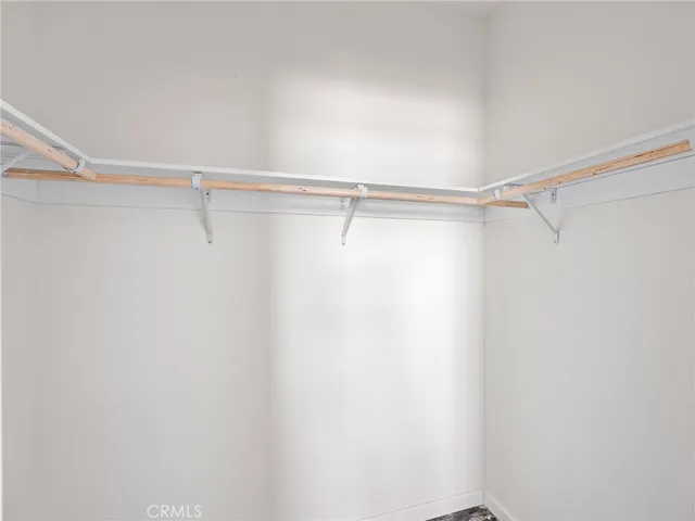 a close view of closet