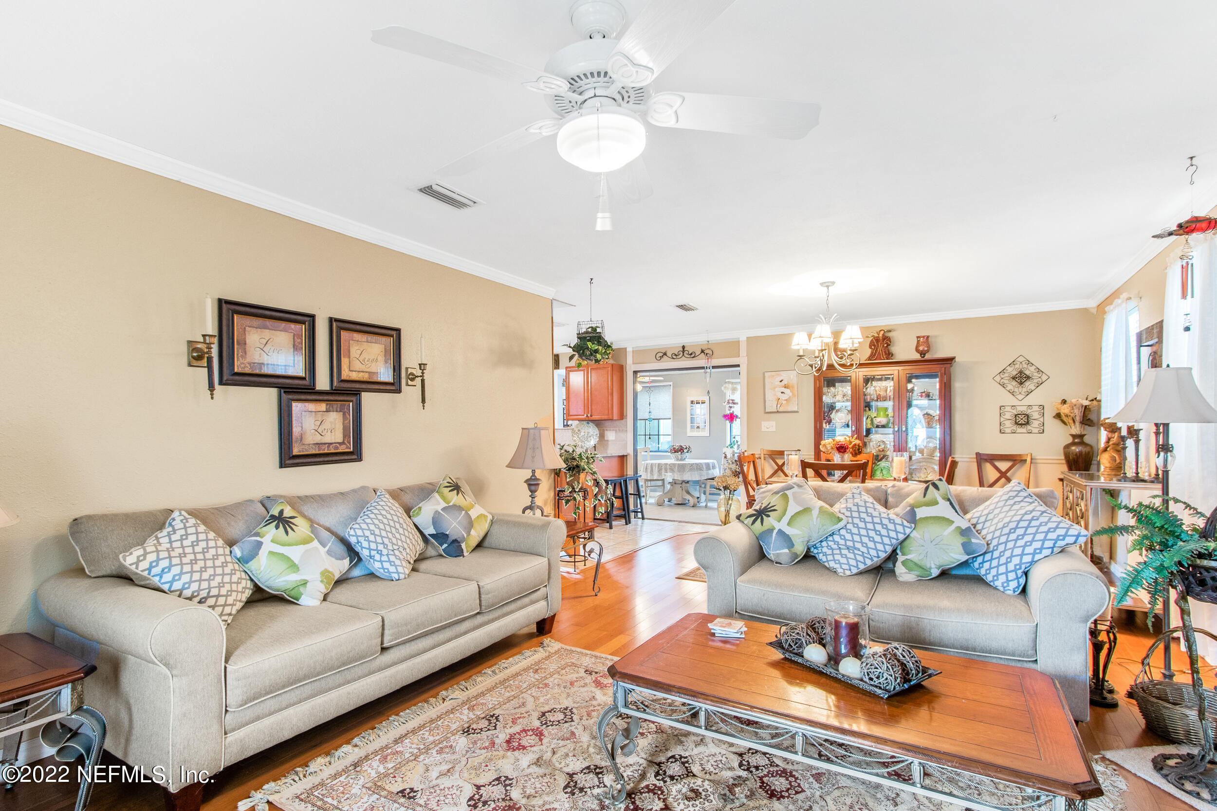 19 Madeore Street St. Augustine, FL 32084 - Photo 7 of 28 a living room with furniture kitchen view and a large window