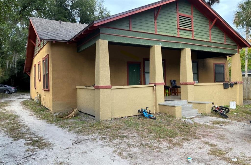 a view of a small house