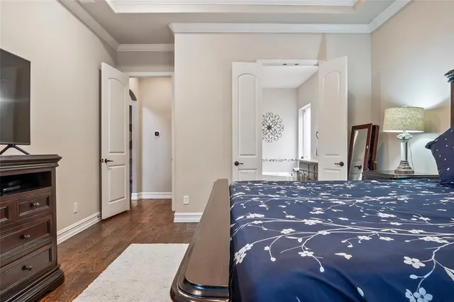 a view of a hallway with front door