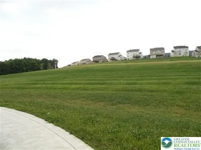 a view of a grassy field with trees