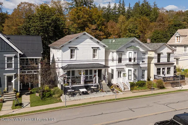 front view of a house with a porch