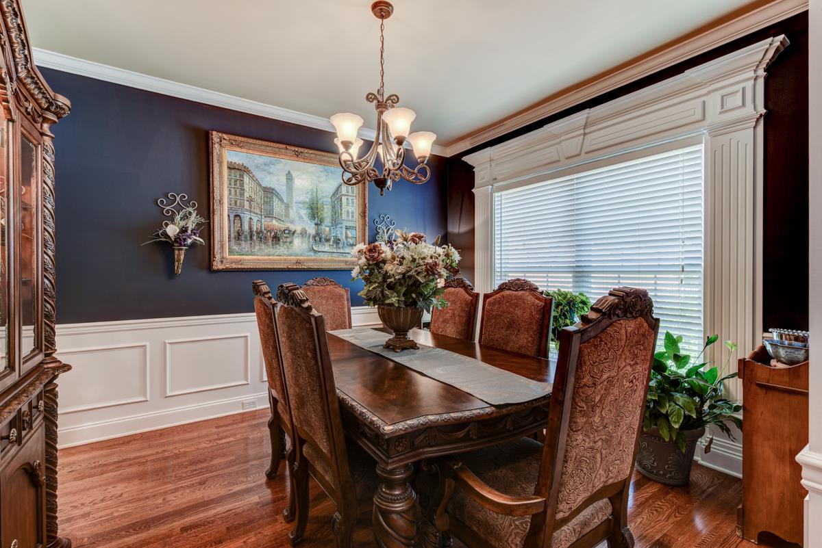 3338 Allen Barrett Road Murfreesboro, TN 37129 - Photo 9 of 27 a dining room with furniture a chandelier and window
