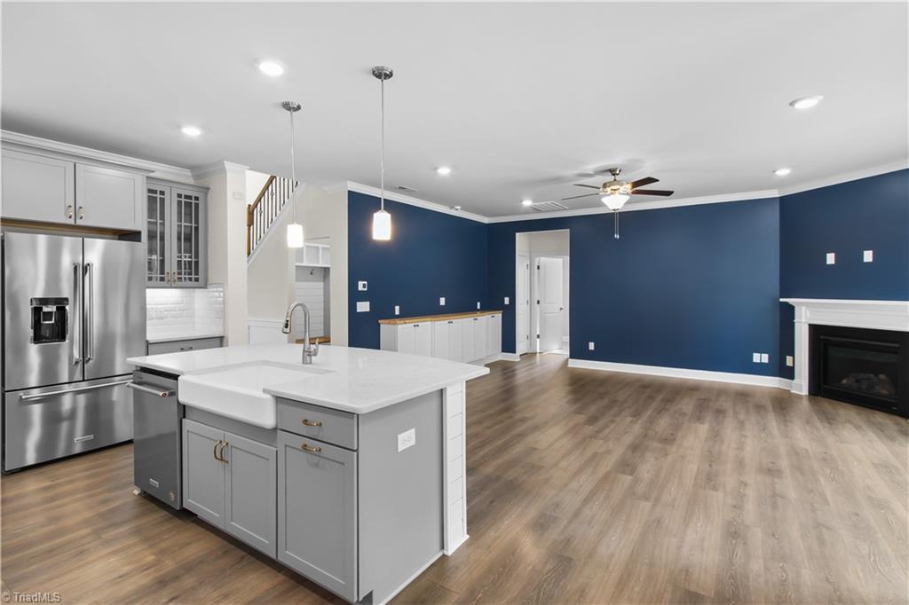 2071 Spring Wind Road Pfafftown, NC 27040 - Photo 11 of 35 Kitchen to great room