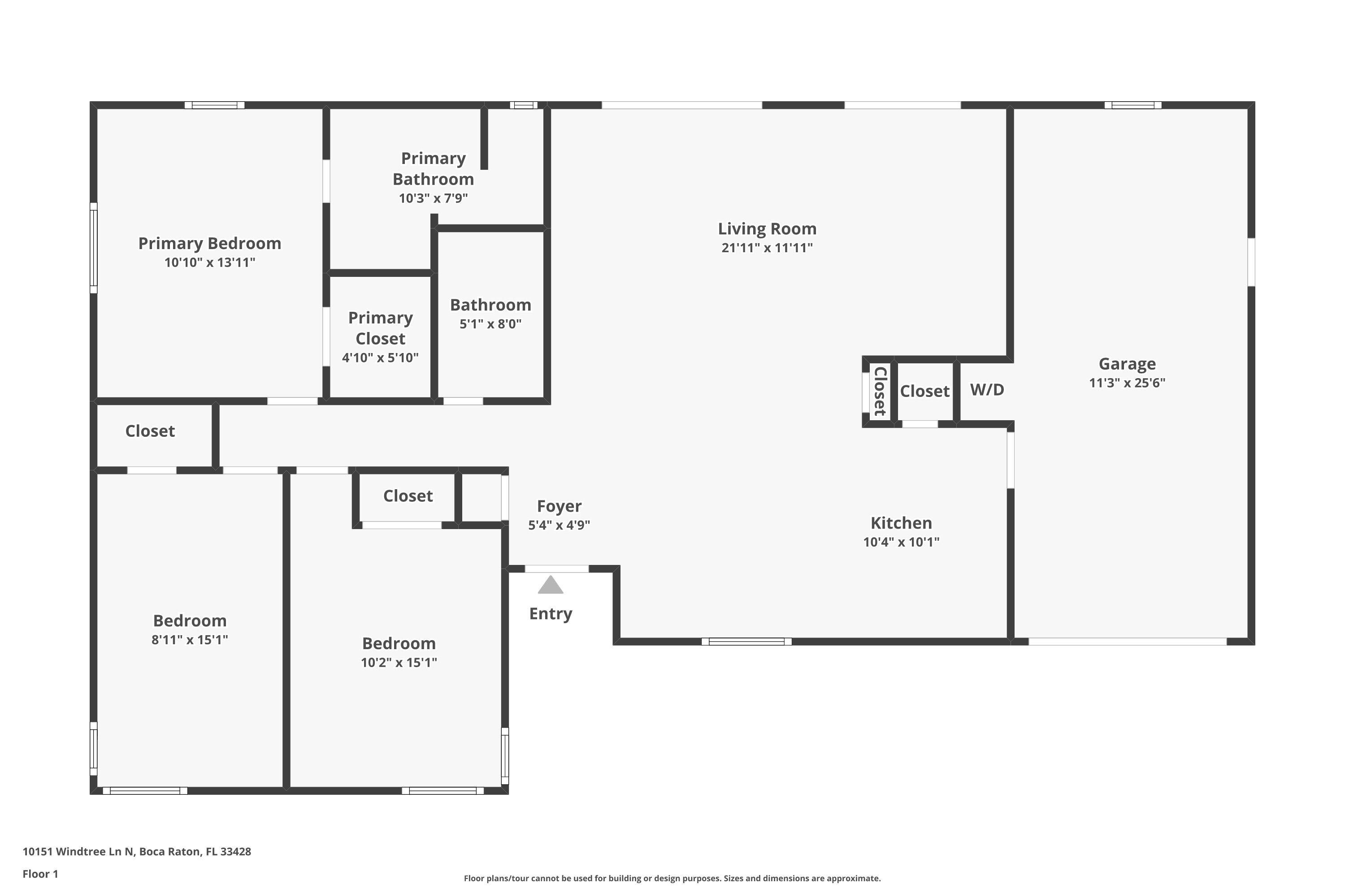 10151 Windtree Lane Boca Raton, FL 33428 - Photo 4 of 39 a picture of a floor plan