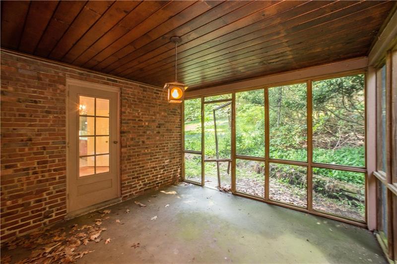 359 Beadling Road Pittsburgh, PA 15228 - Photo 17 of 25 The screened-in porch has direct access to the dining room. The beadboard ceiling and drop light add to the cozy feel of the of this outdoor living space.