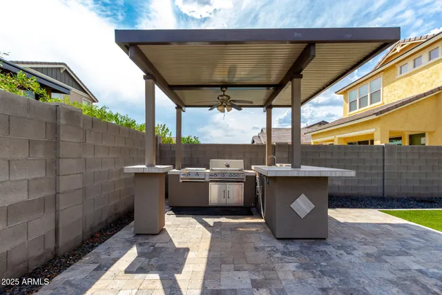 a living room with a couch and furniture