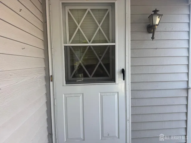 a view of front door