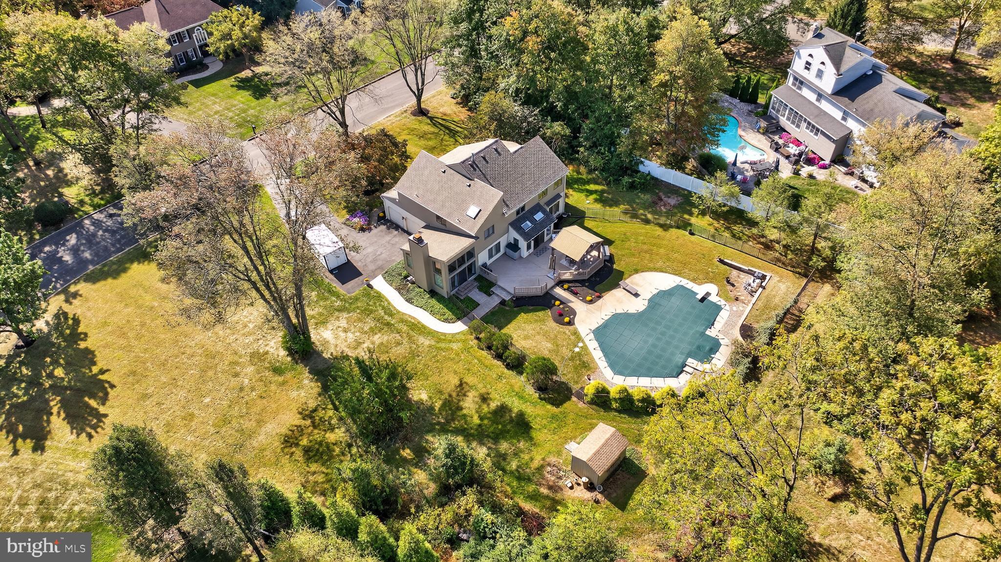 301 Windy Run Road Doylestown, PA 18901 - Photo 4 of 51 an aerial view of residential houses with yard