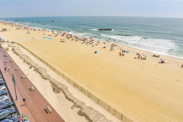 a view of beach and ocean