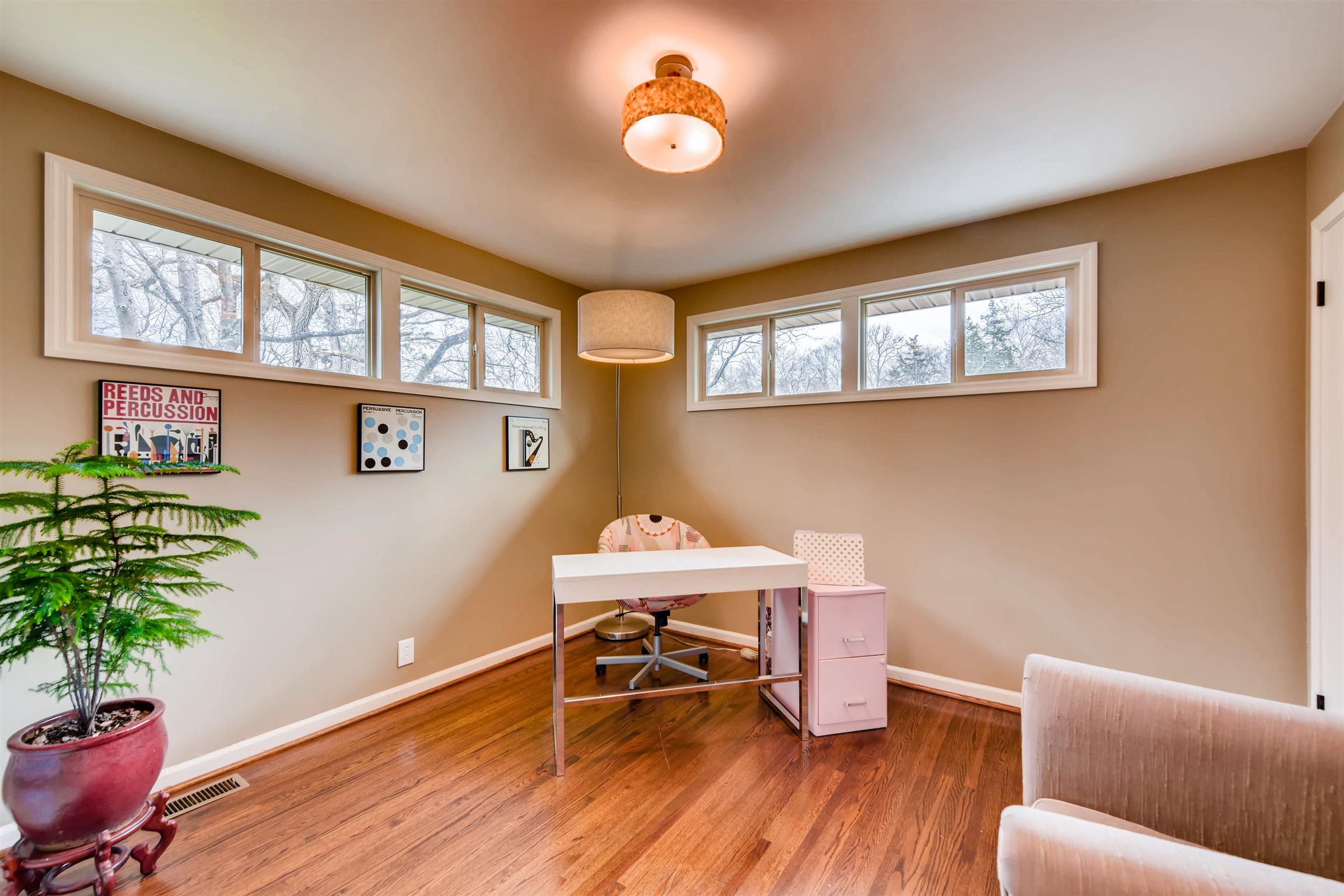 1100 Sparta Road Nashville, TN 37205 - Photo 22 of 29 a workspace with furniture window and wooden floor