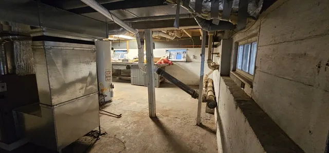 a view of a hallway to a room