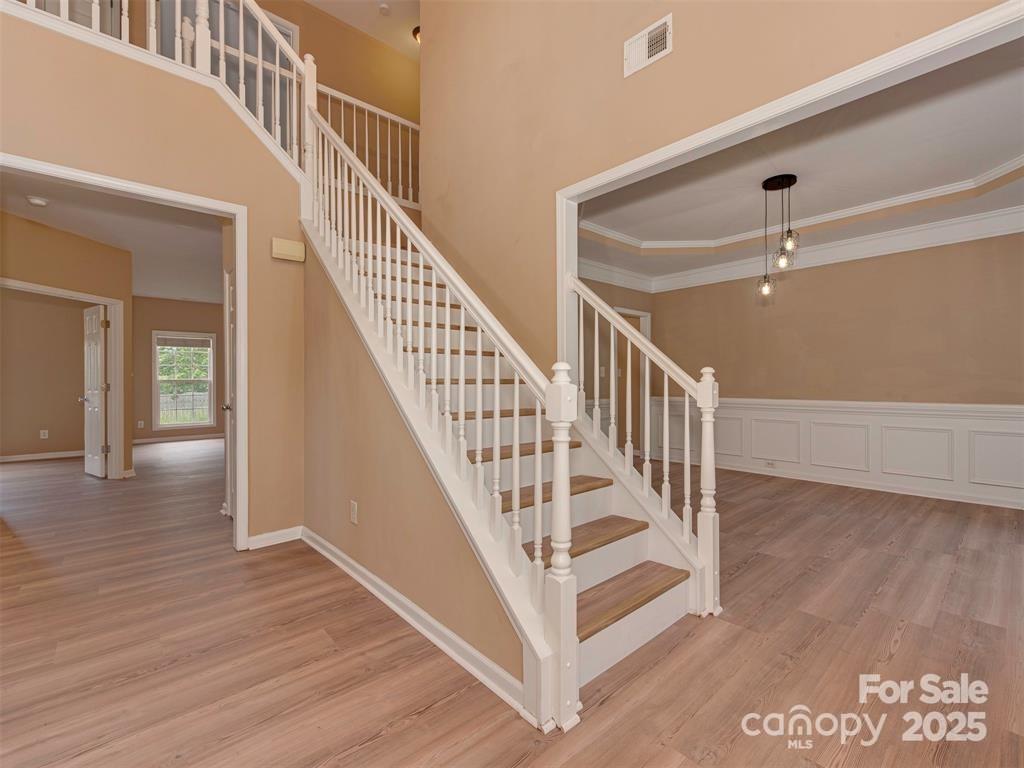 5607 Fulton Ridge Drive Indian Trail, NC 28079 - Photo 2 of 45 a view of entryway with wooden floor
