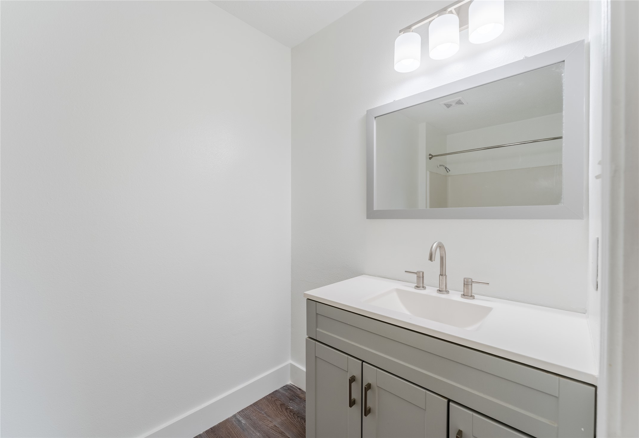 9203 Appin Court Houston, TX 77095 - Photo 24 of 38 a bathroom with a sink and a mirror