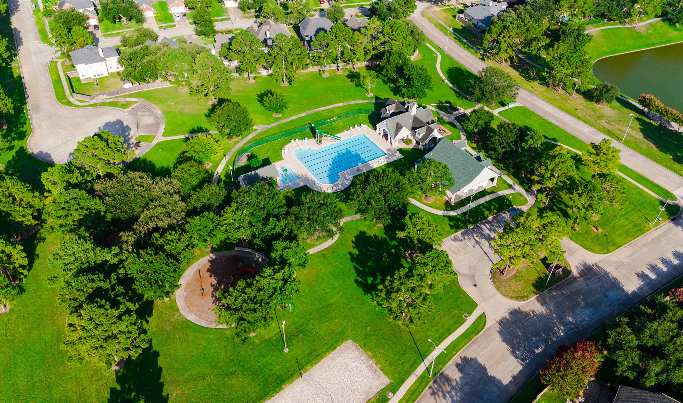 9203 Appin Court Houston, TX 77095 - Photo 37 of 38 a view of a garden