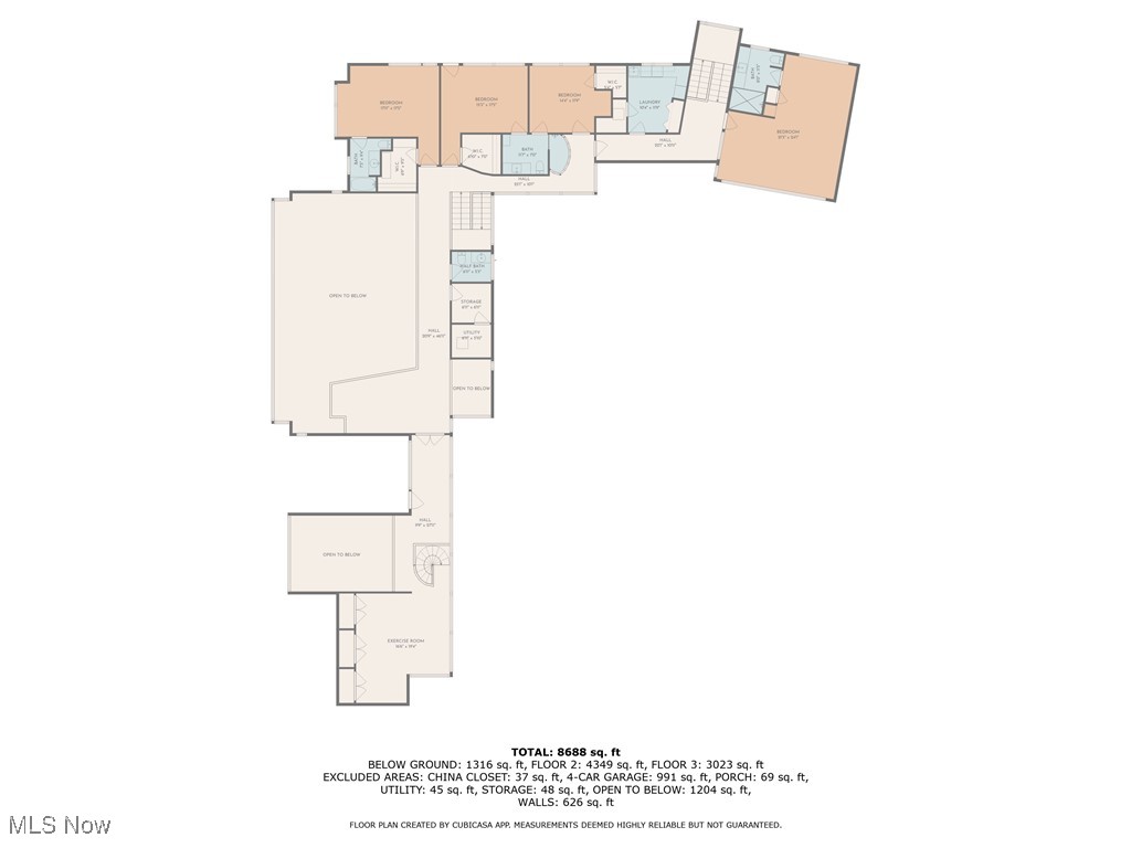 13695 County Line Road Novelty, OH 44072 - Photo 37 of 38 2nd Floor Floor Plan