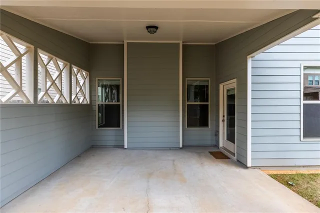 a view of a house with a outdoor space