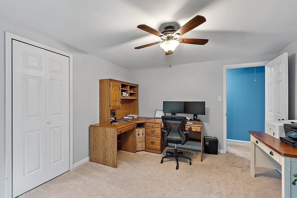 511 S Road Templeton, MA 01468 - Photo 19 of 33 a view of a workspace with furniture and a window