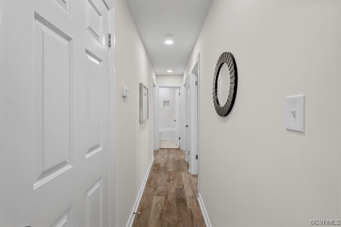 13109 Bluemont Road Chester, VA 23831 - Photo 30 of 50 a view of a hallway with wooden floor