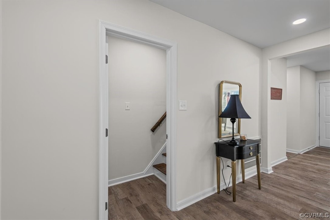 13109 Bluemont Road Chester, VA 23831 - Photo 42 of 50 a view of entryway and hall with wooden floor