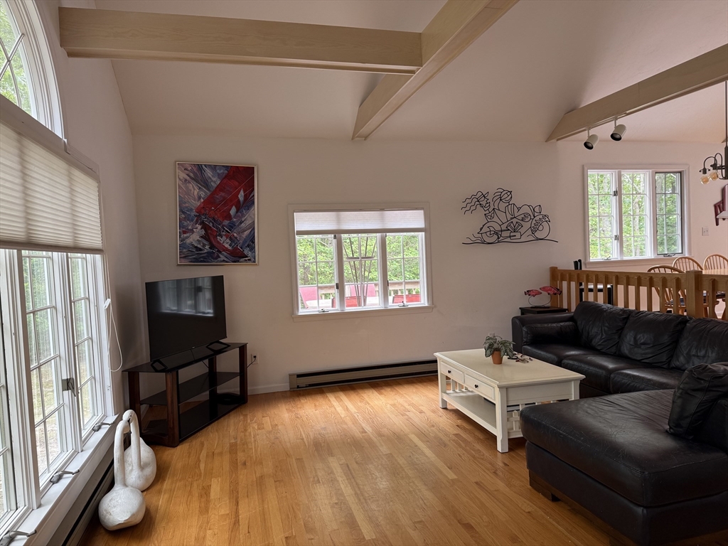 183 Monomoscoy Road Mashpee, MA 02649 - Photo 5 of 22 a living room with furniture and a flat screen tv