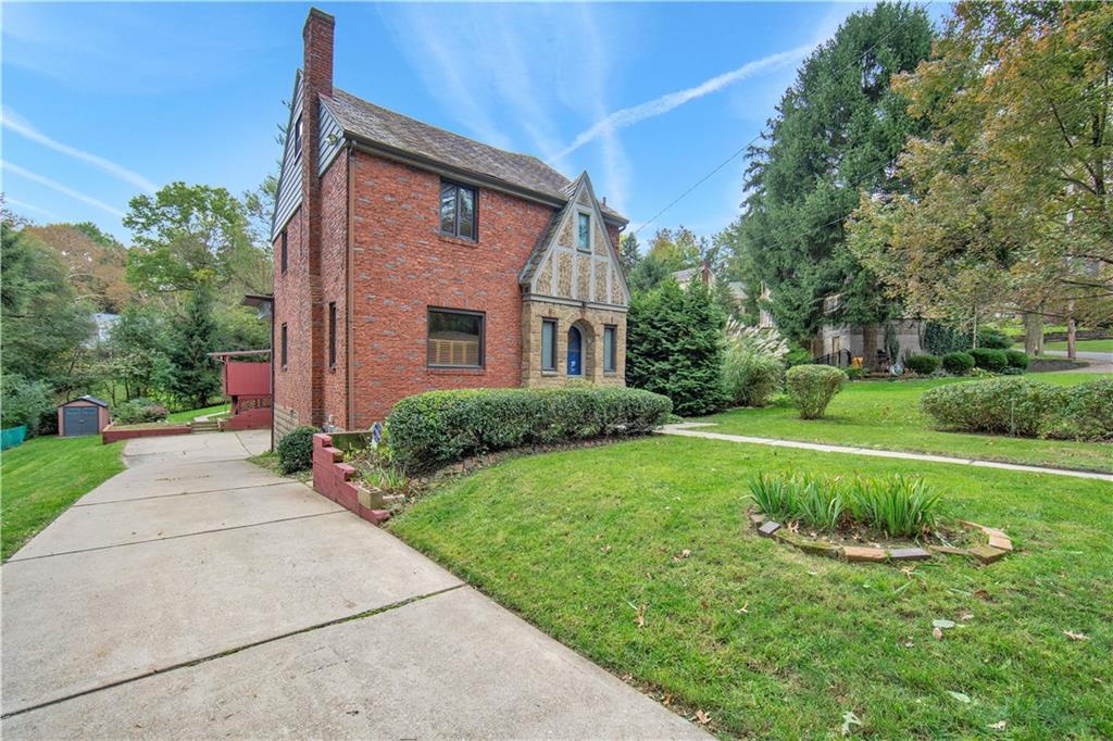 223 Bevington Road Pittsburgh, PA 15221 - Photo 22 of 25 Driveway with single car garage ... shed