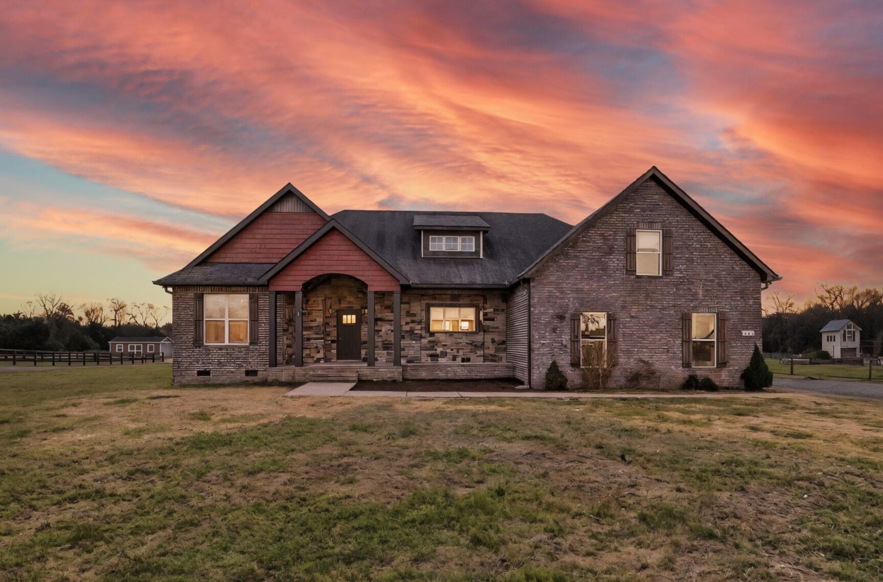 1347 Neil Road Chapel Hill, TN 37034 - Photo 1 of 36 a front view of a house with a yard