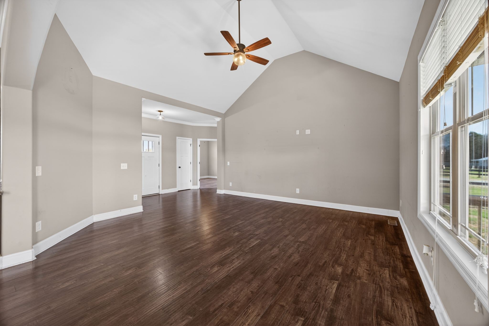 1347 Neil Road Chapel Hill, TN 37034 - Photo 10 of 36 wooden floor in an empty room with a window