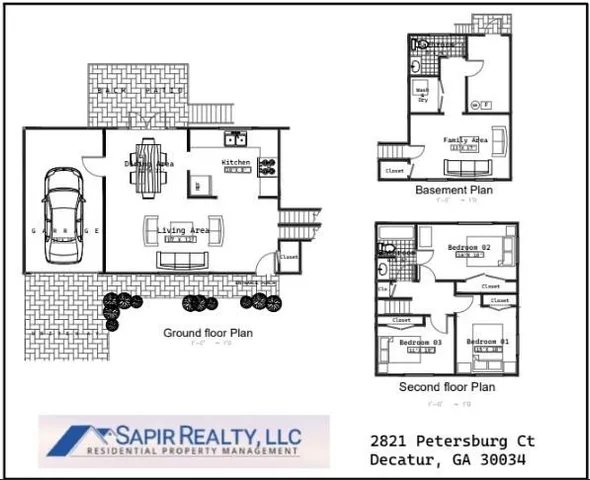 $1,750 | 2821 Petersburg Court, Decatur, GA 30034