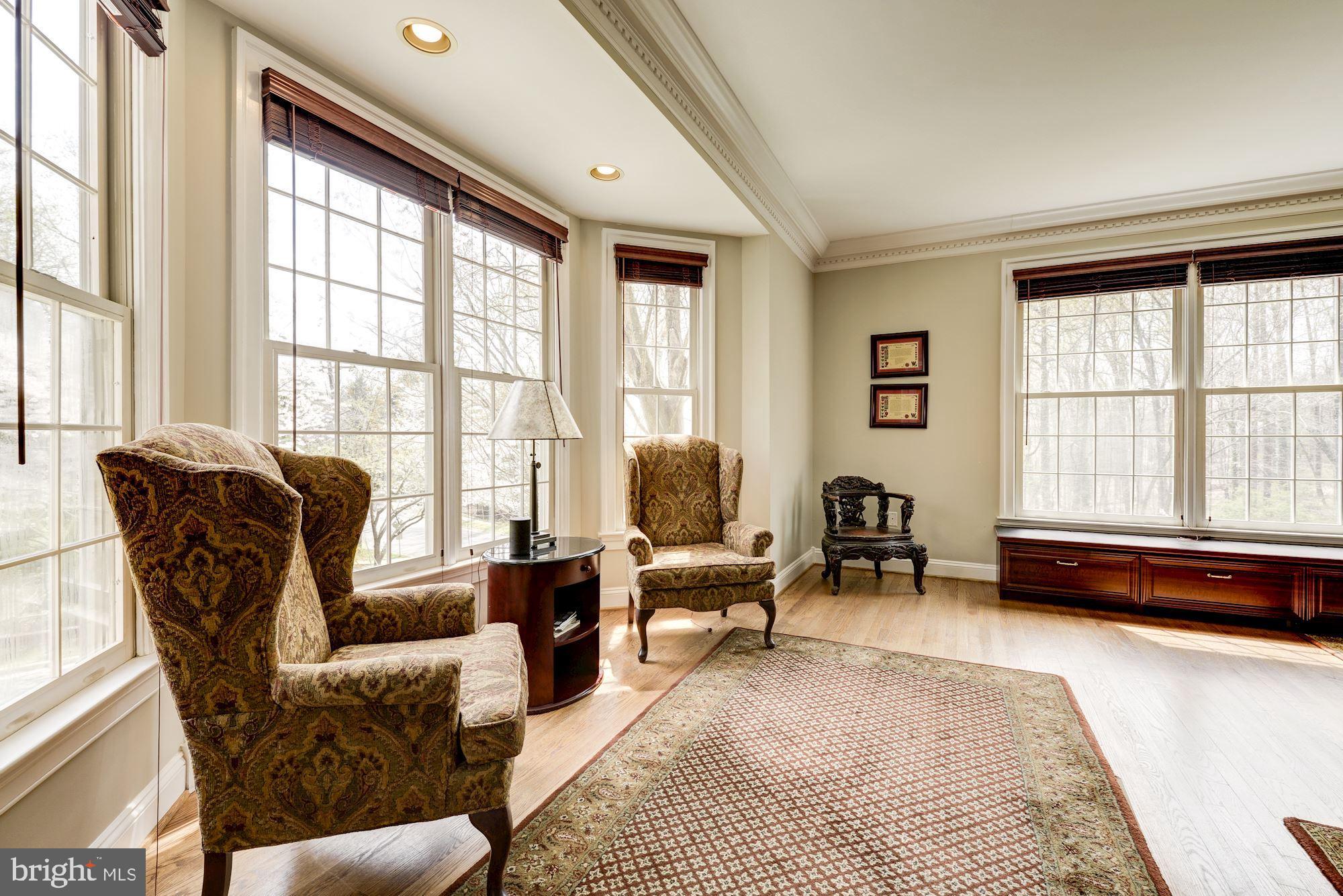 6800 Rannoch Road Bethesda, MD 20817 - Photo 16 of 53 Huge home office, woods and pond views