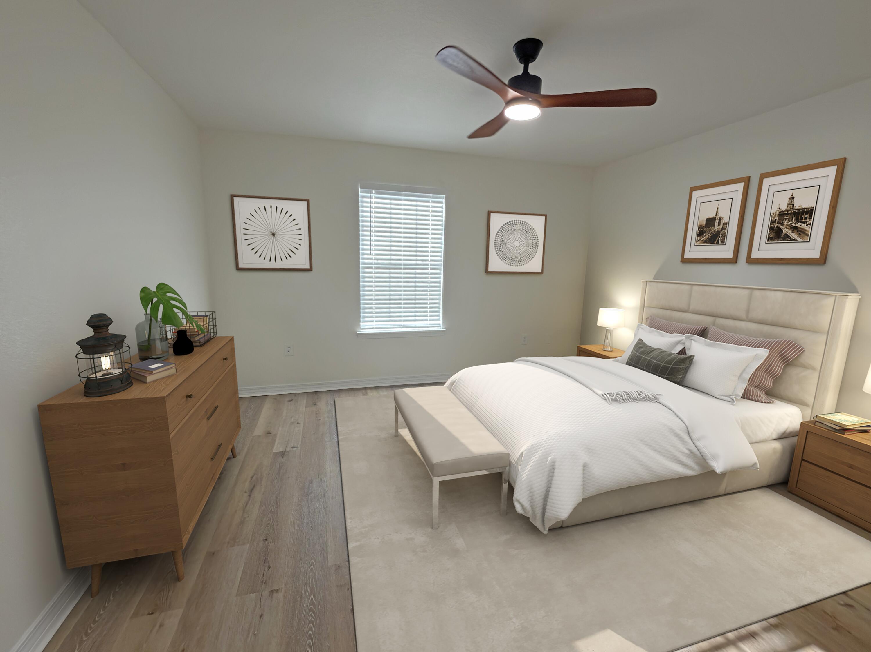 6121 Robin Road Crestview, FL 32539 - Photo 20 of 26 a bedroom with a bed and a dresser
