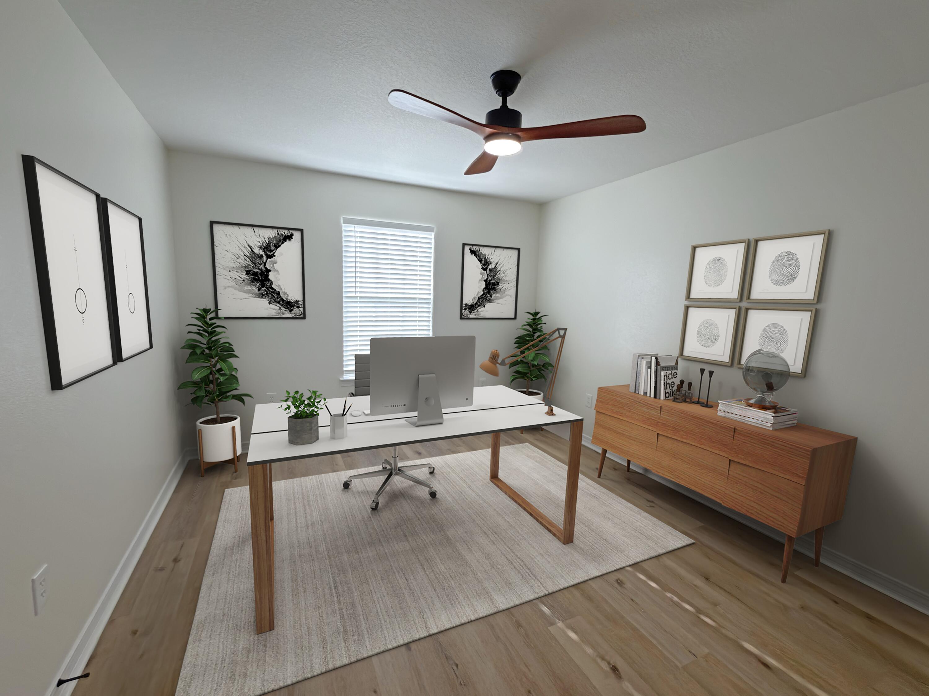 6121 Robin Road Crestview, FL 32539 - Photo 9 of 26 a view of a livingroom with furniture and a workspace