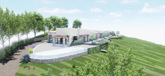 a view of a house with backyard porch and outdoor space