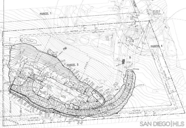 an aerial view of a house with a roof