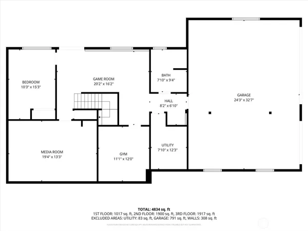 a picture of a floor plan