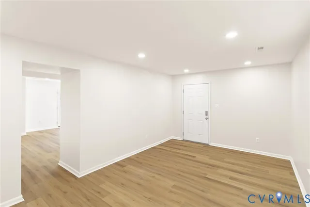 a view of an empty room