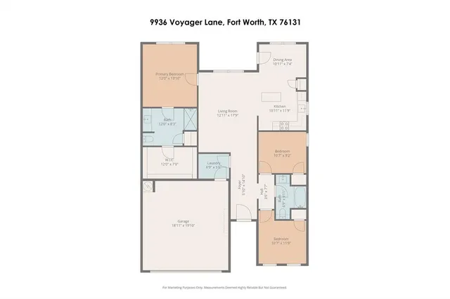 $2,448 | 9936 Voyager Lane, Fort Worth, TX 76131