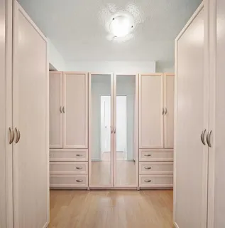 wooden view of closet area