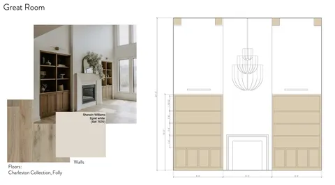 a living room with furniture a fireplace and a large window