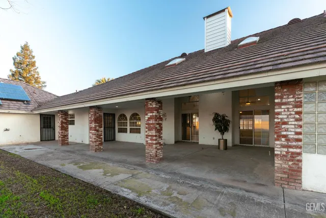 a view of a balcony with an outdoor space