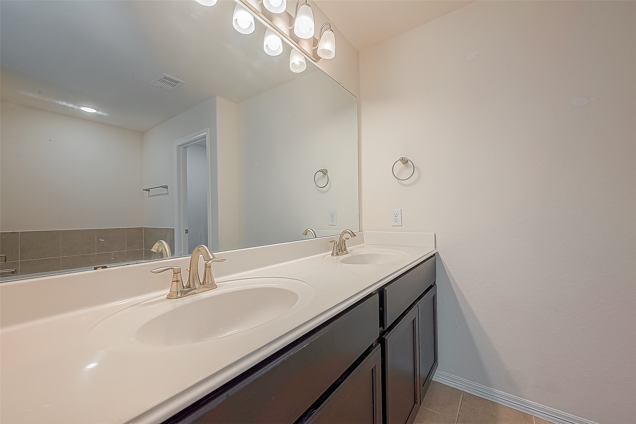 223 Sintra Lk Way Rosenberg, TX 77469 - Photo 21 of 43 a bathroom with a sink a large mirror and a bathtub