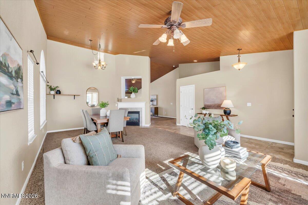 65 Rook Court Sparks, NV 89441 - Photo 7 of 41 a living room with furniture and a chandelier