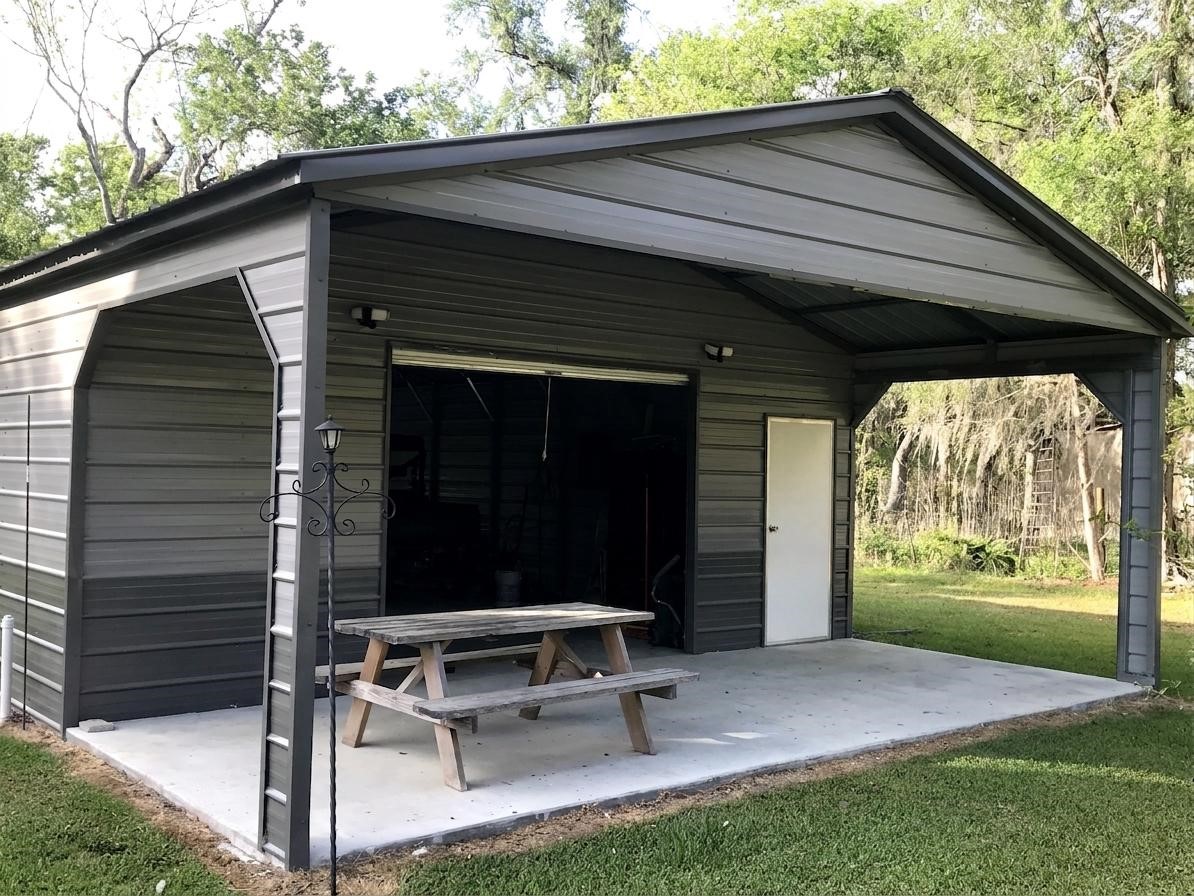 24300 County Road 332 Sweeny, TX 77480 - Photo 21 of 27 a backyard of a house with a garden and barbeque oven