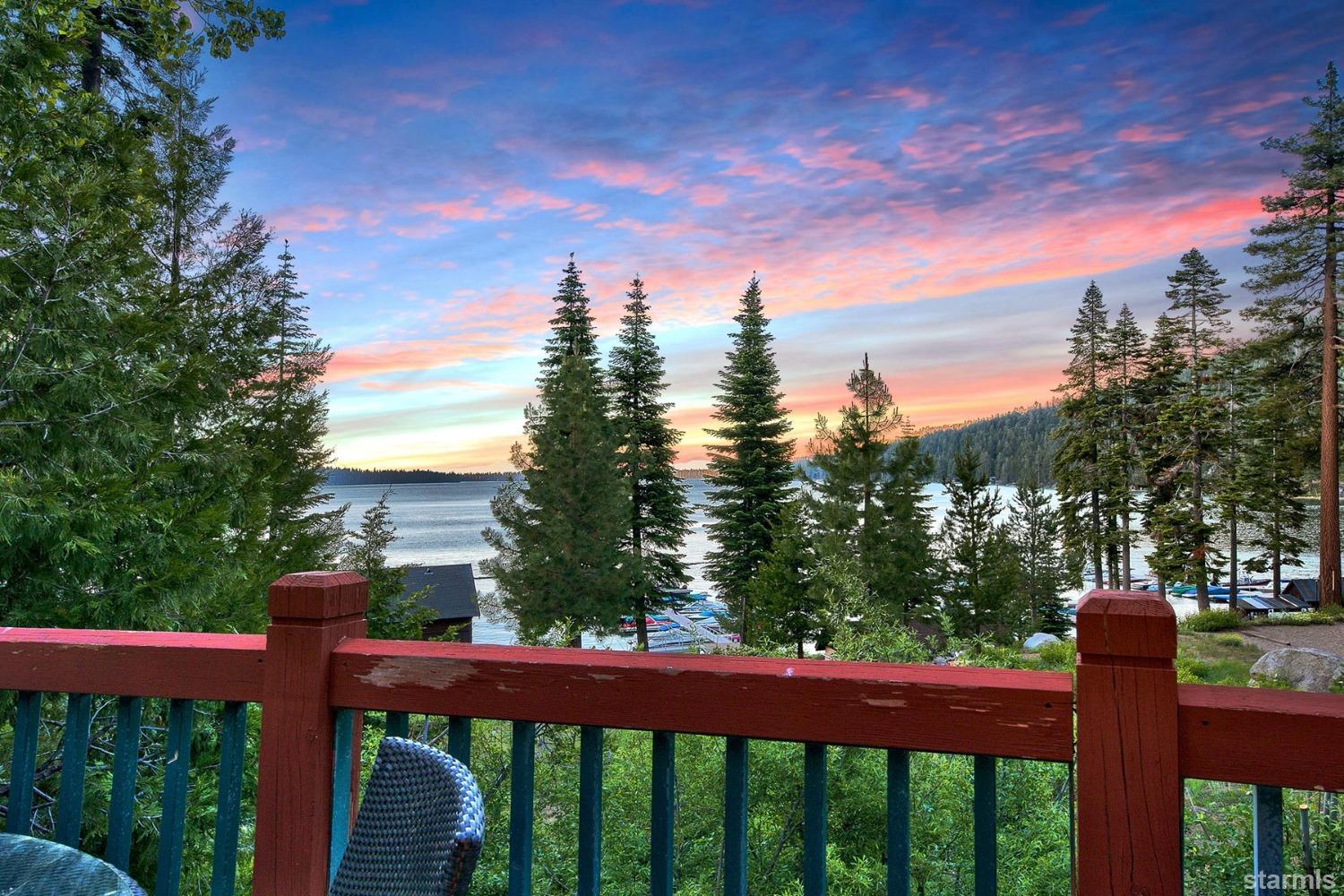 373 Fallen Leaf Road Fallen Leaf, CA 96150 - Photo 21 of 40 a view of a pathway with a wrought fence