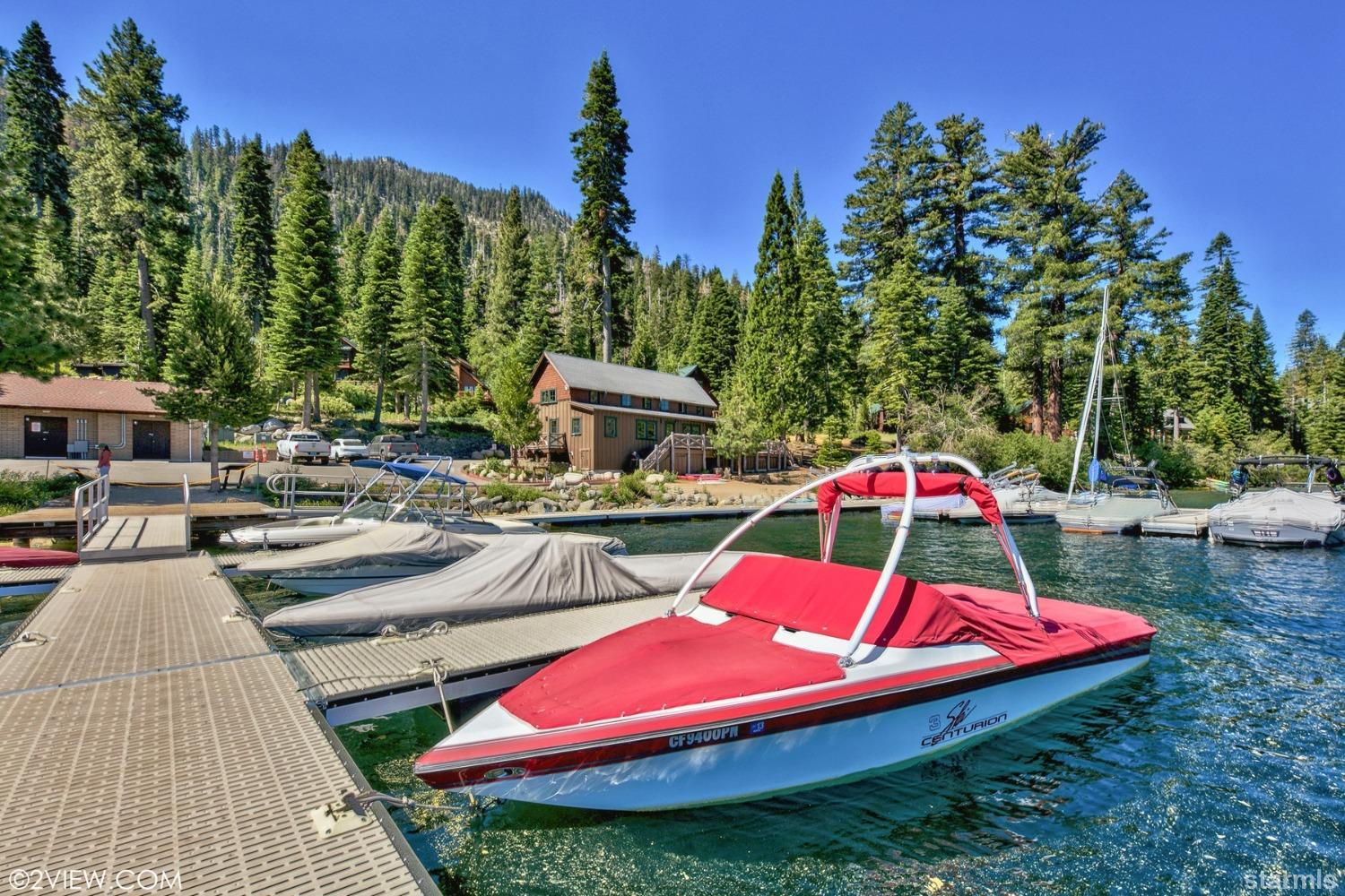 373 Fallen Leaf Road Fallen Leaf, CA 96150 - Photo 24 of 40 an outdoor space with swimming pool and furniture