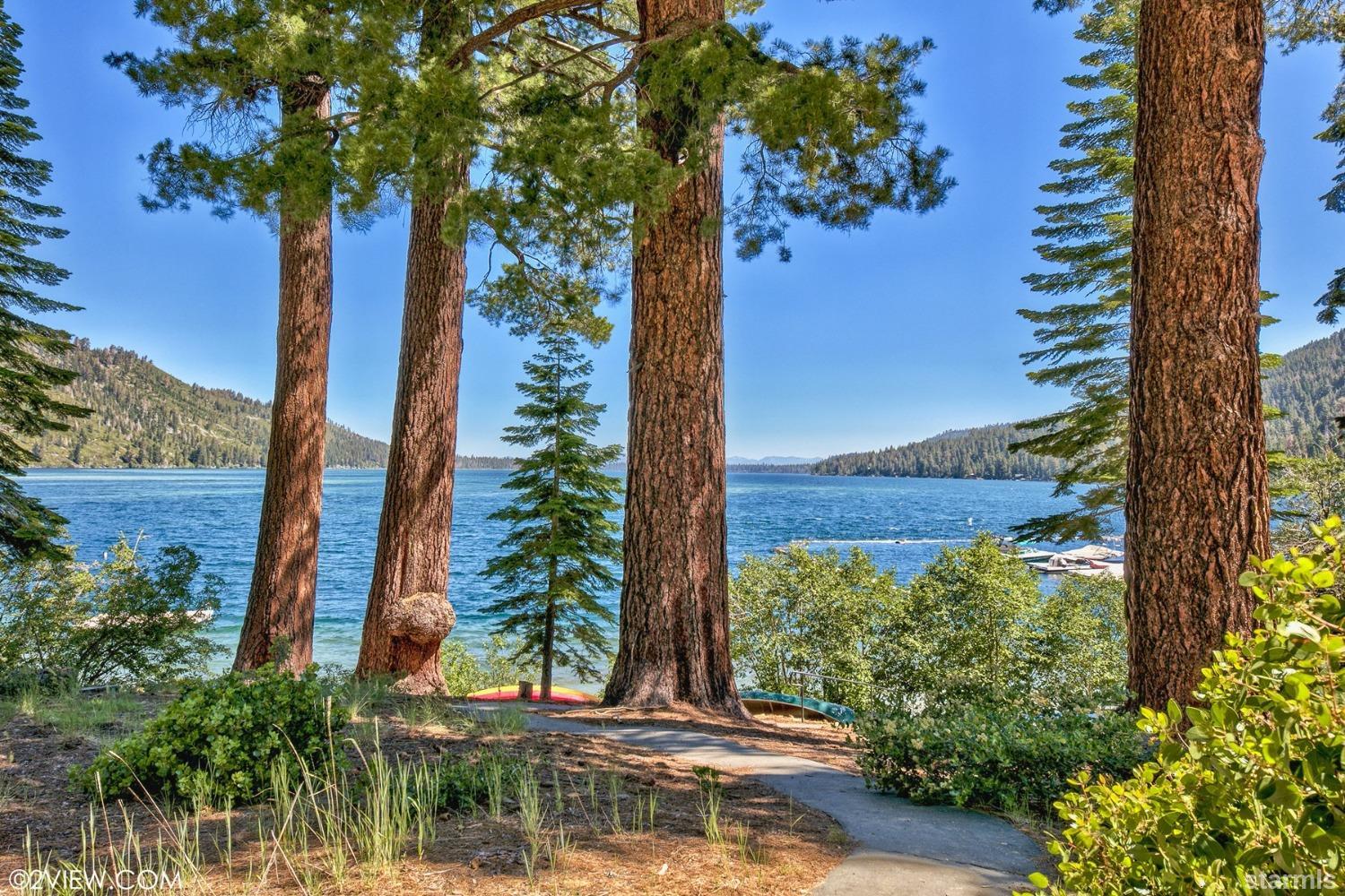 373 Fallen Leaf Road Fallen Leaf, CA 96150 - Photo 30 of 40 a view of a yard with plants and trees