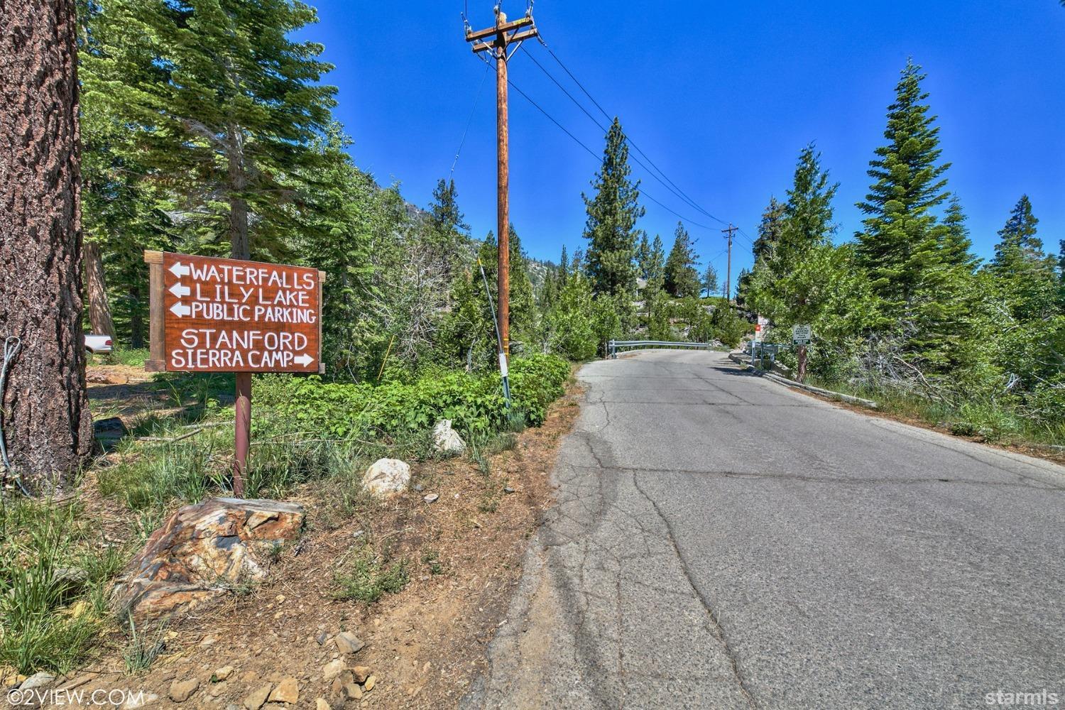 373 Fallen Leaf Road Fallen Leaf, CA 96150 - Photo 35 of 40 a view of a street with potted plants and a tree