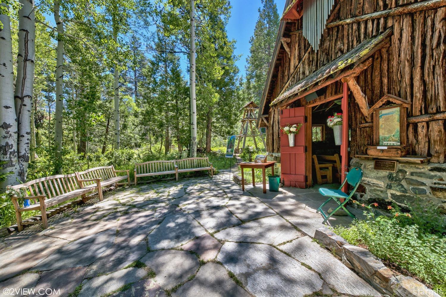 373 Fallen Leaf Road Fallen Leaf, CA 96150 - Photo 40 of 40 a view of backyard with deck and outdoor seating
