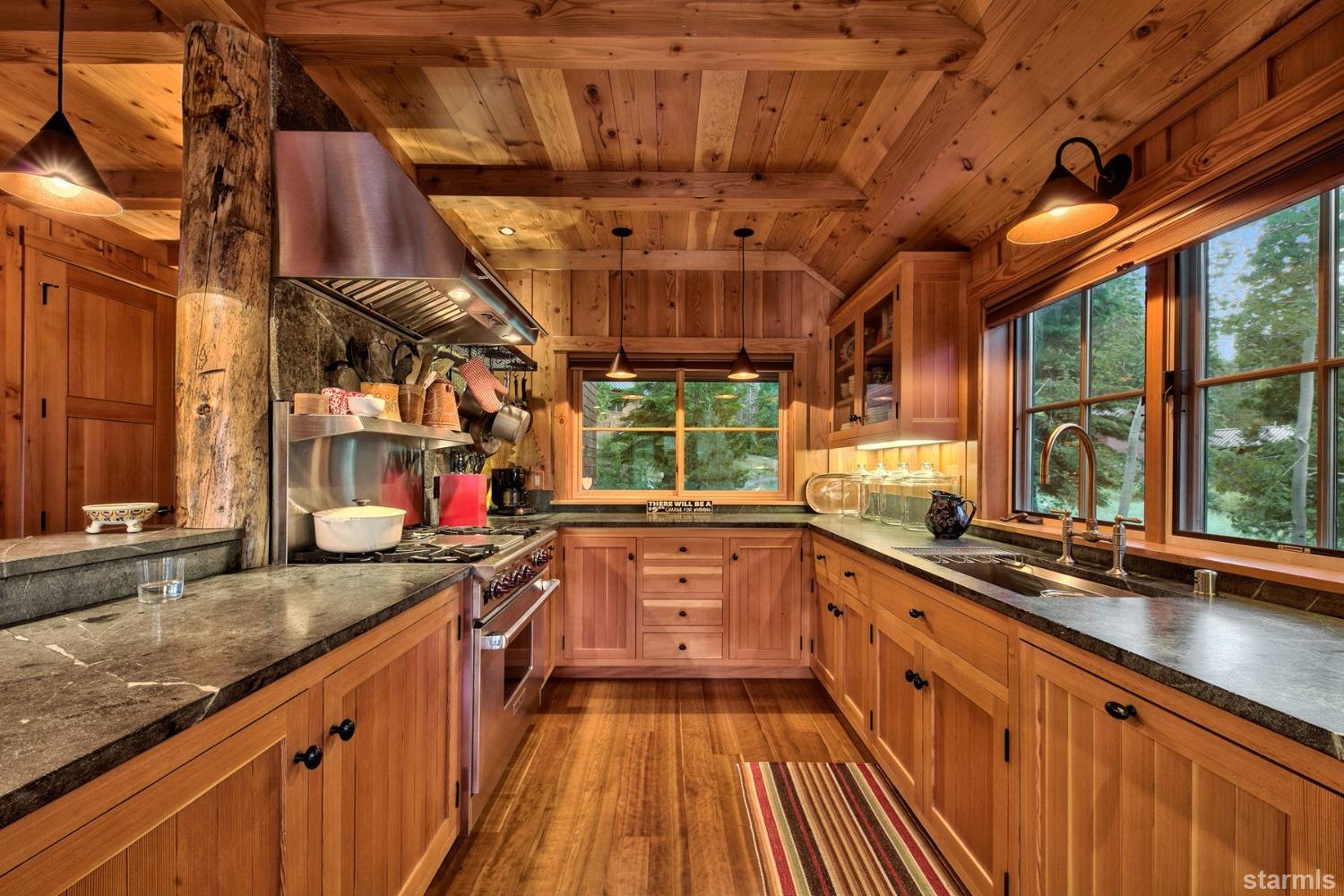 373 Fallen Leaf Road Fallen Leaf, CA 96150 - Photo 9 of 40 a kitchen with stainless steel appliances lots of counter top space