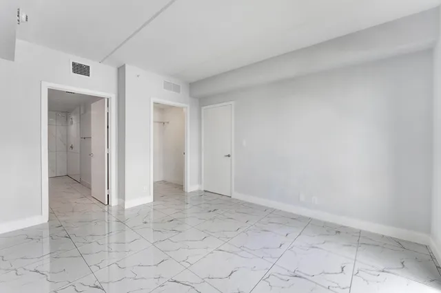 a view of an empty room